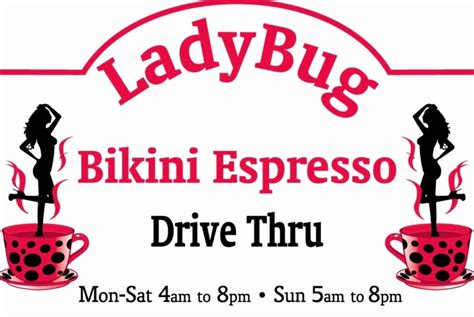 Ladybug Bikini Coffee